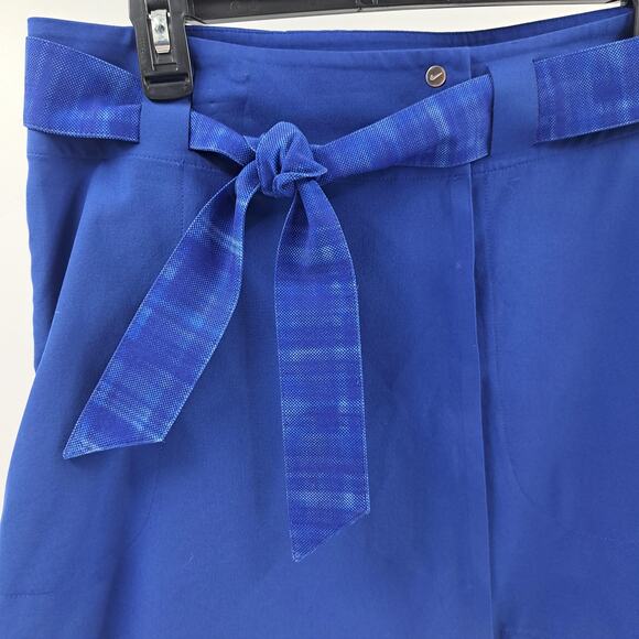 Nike Golf Womens Skirt 6 Dri-Fit‎ Wrap Belted Snap Tennis Athletic Cobalt Blue - Picture 3 of 7